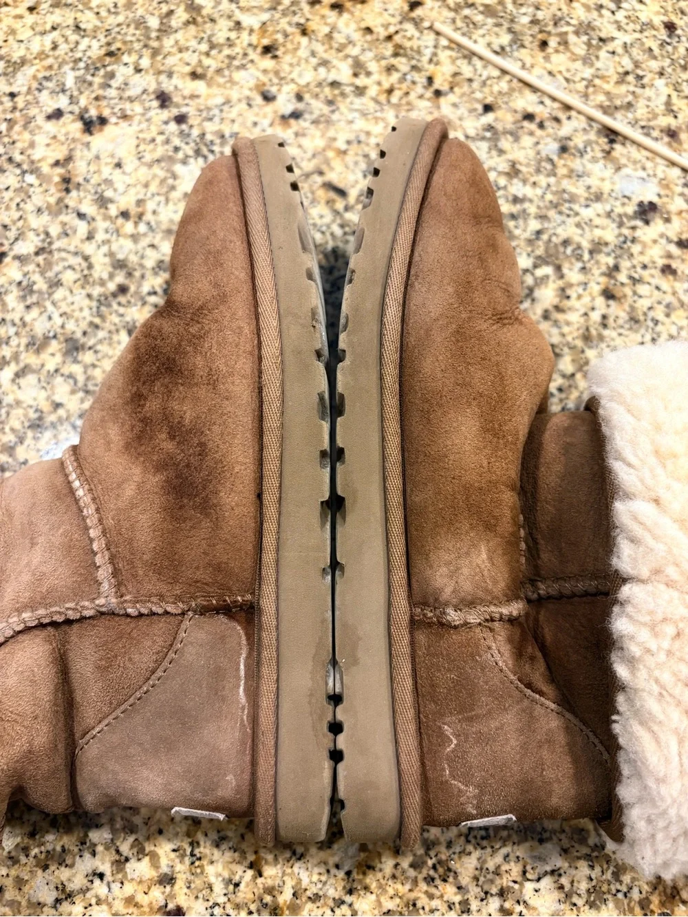 UGG some discoloration